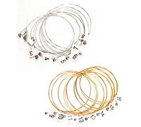 Liyafy A Sets of 16 Lyre Harp Strings Replacement Metal String for Lyre Harp