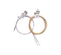 Liyafy A Sets of 21 Lyre Harp Strings Replacement Metal String for Lyre Harp