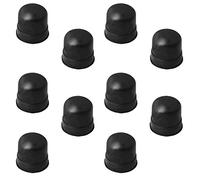 Liyafy Black Trombone Slide Rubber End Tip Bumper for Brass Instrument Parts 10Pcs