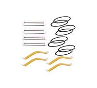 Liyafy Guitar Luthier Tool Kit Metal String Spreaders + Fingerboard Guard with Rubber Band for Guitars Bass Repair Maintenance