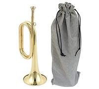 Liyafy Trumpet Brass Cavalry for Beginner School Band Cavalry Military Orchestra Gold