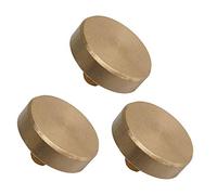 Liyafy Trumpet Valve Caps - 3Pcs Brass Repairing Parts for Trumpet
