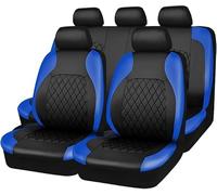 liyahuihh Full Set for Kia Ceed Proceed XCeed SW GT Universal Car Seat Covers - Waterproof Front & Rear Seat Protectors, Durable & Breathable,Black Blue/D