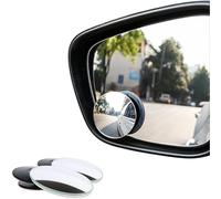 LIYANDAFA 2 Pcs Blind Spot Mirror for BMW 1er 2019-2024, HD Glass Convex Rear View Mirror 360° Rotatable Wide Angle Lens Rimless Waterproof Mirror