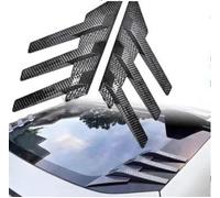 LIYANDAFA 2 PCS Car Rear Window Spoiler for Mazda 6 GJ-GL 2012-2025, ABS Side Spoiler Vent Cover Wing Exterior Decoration Racing Sporty Style Durable