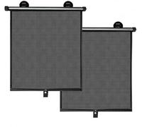 LIYANDAFA 2 Set Car Roller Sunshades for Pontiac Firebird 1982-2002, Removable Sun Shade Set with Heat Indicator fits Most Vehicles, with UV Protection, 45 x 40 cm