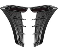 LIYANDAFA 2Pcs Car Bonnet Air Vent Covers for Audi Q6 2024 2025, Hood Intake Scoop Airflow Decorative Grille Styling Accessories ABS Black