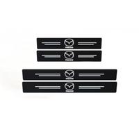 LIYANDAFA 4 Pcs Car Door Sill Scuff Plate Cover for Mazda CX-30 ab Bj.2019, Carbon Fiber, Reducing Scuff Anti-Scratch, Styling Decoration Accessories