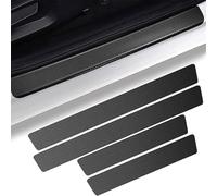 LIYANDAFA 4 Pcs Car Door Sill Scuff Plate Cover for Mercedes Benz B-Class (W246) 2011-2014, Carbon Fiber, Reducing Scuff Anti-Scratch, Styling Decoration Accessories