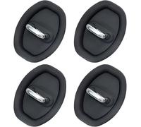 LIYANDAFA 4 PCS Car Silicone Door Latch Protective Cover for Skoda Octavia 2021-2025, Car Door Protector and Noise Reduction, black