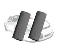 LIYANGT1 2 PCS Door Handle Cover for Ford Transit Custom 2012-2022 2023 2024, Car Interior Door Handle Protective Cover Soft Car Grab Handle Cover,Grey