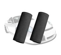 LIYANGT1 2 PCS Door Handle Cover for Ford Transit Custom 2012-2022 2023 2024, Car Interior Door Handle Protective Cover Soft Car Grab Handle Cover,Black