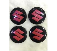 LIYANGT1 4 PCS Car Hubcap stickers for Suzuki Swace Swift SX4 55mm, Sticker Car Wheel Center Cover Badge Rim Protection Decoration Accessories
