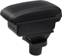 LiyanWu Car Armrest Box Compatible for Opel/Vauxhall Adam, Armrest Central Console Storage Box Automobile Arm Rest Modification Accessories