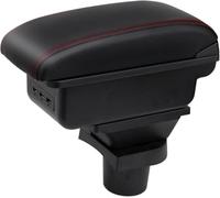 LiyanWu Car Armrest Box Compatible for Opel/Vauxhall Adam, Armrest Central Console Storage Box Automobile Arm Rest Modification Accessories