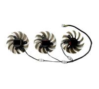 LIYANYG For POWERCOLOR/for DATALAND for Radeon RX570 480 for Red for Devil Graphics Card Fan Easy to replace
