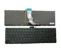 LIYANYG For US Keyboard for Hp 15T-BS 15-BW 15-BU 15-BP 15Z-BW 15-BX 15-CC 15-CK 15-CD 15-BD 15-dy 17-bs 17-ar Easy to replace(Green US backlit)