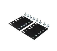 LiyaTech 2U 23 to 19 Inch Server Rack Adapter Reducer, ETSI Telecom Rack to Standard Rackmount Converter Bracket, 2mm Cold-Rolled Steel, Pair with Mounting Screws