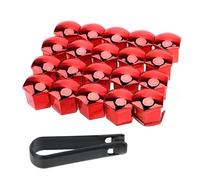 LiYeeYP 20Pieces Car Wheel Nut Caps for Citroen C3 I Picasso 2013-2017, Car Lug Nut Caps Bolt Caps Hub Screw Cover Hexagonal Nut Covers,17mm-Red
