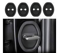 LiYeeYP 4 Pcs Car Door Lock Covers for Dacia Spring 2024 2025, Silicone Door Lock Decoration Protective Cover Door Latch Lock Cover