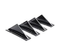 LiYeeYP 4 Pcs Rear Bumper Spoiler Lip Extender for Ford Mustang Mach-E 2021-2024 2025 2026, Lower Diffuser Fin Aerodynamic Anti-Scratch Splitter Protector, Curved Surface