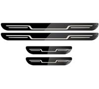 LiYeeYP 4 Pcs Stainless Steel Door Sill Protector Strips for MG ZS Hybrid+ (2024-2026), Protector Welcome Pedal Threshold Cover, Anti Scratch Scuff Styling Welcome Pedal