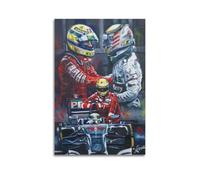 Liyeloe Ayrton Senna Lewis HamiltonMusic Albums Movie Decorative Wall Canvas Posters Artwork Gifts Space Aesthetics 12x18inch(30x45cm) Unframe-style
