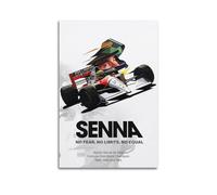 Liyeloe Ayrton Senna Racing Driver PosterMusic Albums Movie Decorative Wall Canvas Posters Artwork Gifts Space Aesthetics 20x30inch(50x75cm) Unframe-style