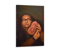 Liyeloe Danny And His Devito Beloved Ham Funny PosterMusic Albums Movie Decorative Wall Canvas Posters Artwork Gifts Space Aesthetics 08x12inch(20x30cm) Frame-style