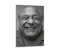 Liyeloe Danny DeVito ArtworkMusic Albums Movie Decorative Wall Canvas Posters Artwork Gifts Space Aesthetics 24x36inch(60x90cm) Frame-style
