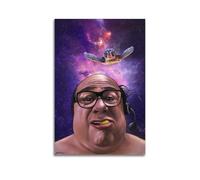 Liyeloe Danny Devito FunnyMusic Albums Movie Decorative Wall Canvas Posters Artwork Gifts Space Aesthetics 24x36inch(60x90cm) Unframe-style