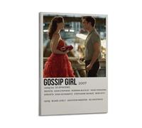 Liyeloe Gossip Girl TV Series 2Music Albums Movie Decorative Wall Canvas Posters Artwork Gifts Space Aesthetics 16x24inch(40x60cm) Frame-style