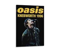 Liyeloe Oasis Knebworth 1996Music Albums Movie Decorative Wall Canvas Posters Artwork Gifts Space Aesthetics 20x30inch(50x75cm) Frame-style