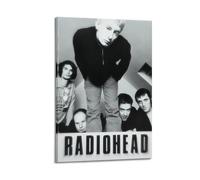 Liyeloe Radiohead-the Bends 3Music Albums Movie Decorative Wall Canvas Posters Artwork Gifts Space Aesthetics 12x18inch(30x45cm) Frame-style