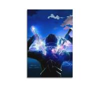Liyeloe Sword Art Online Anime Poster Kirigaya KazutoMusic Albums Movie Decorative Wall Canvas Posters Artwork Gifts Space Aesthetics 08x12inch(20x30cm) Unframe-style