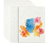 Liyerfer 100 Sheets Watercolour Paper Bulk, 140 lb/300 GSM Cotton Cold Press Water Colour Paper, Art Paper Drawing Supplies Postcards Easter Gifts for Beginner Artists Students Adults, 5" x 7"