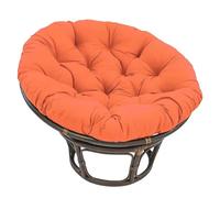 LIYGAOF Egg Hammock Swing Chair Pads, Back Cushion, Thick Hanging Swing Seat Cushion, Hanging Basket Chair Cushion, Pad For Outdoor Indoor, Swing Egg Chair Replacement Cushion(Orange,60 * 60cm)