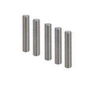 LIYIANWAN tianwandong 1/5PCS 3D Printer Mk8 Thread M6 Throat 30mm/40mm Stainless Steel Extruder Tube 1.75mm Filament 3D Printer Parts(M6 40 5pcs)