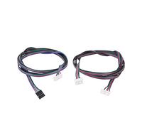 LIYIANWAN tianwandong 1Pcs 10cm/50cm/100cm/150mm Stepper Motor Cables 6pin PH2.0-4pin Extension Cord XH2.54 Black terminal for 3D Printer parts(White-White terminal,2M)