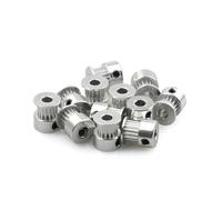 LIYIANWAN tianwandong 5 Pcs GT2 Timing Pulley 2GT 16 Tooth 20 Teeth Aluminum Bore 5mm 8mm Gear Part Width 6mm 10mm 3D Printers Parts(16T W6 B5)