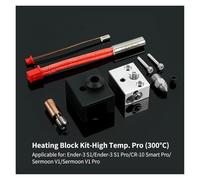 LIYIANWAN tianwandong Heating Block Kit High Temperature Pro for Ender-3 S1 CR-10 Smart Pro Printer Equipped with Extruder