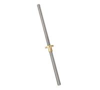 LIYIANWAN tianwandong T8 8mm Trapezoidal Stainless Steel Threaded Rod Screw & Brass R 3D Printer(300mm)