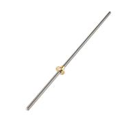 LIYIANWAN tianwandong T8 8mm Trapezoidal Stainless Steel Threaded Rod Screw & Brass R 3D Printer(400mm)