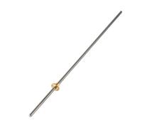 LIYIANWAN tianwandong T8 8mm Trapezoidal Stainless Steel Threaded Rod Screw & Brass R 3D Printer(500mm)
