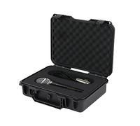 Liyirui Hardshell Mic Case, Microphone Storage Case With Pre-Cut Foam, Compatible With Shure SM58/PGA48/SM48S And Other Handheld Mic Waterproof,Shockproof,Dustproof,Black