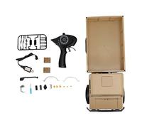 LIYJTK 1:12 Full Scale RC Truck 2.4G Remote Control RC Climbing Car 4 Wheel Drive Off Road RC Car with Lamp Set for Kids (Yellow)