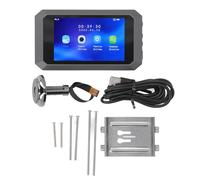 LIYJTK 1080P Video Door Bell with 3.97 Inch Color Display Peep Hole Camera 1400mAh Battery