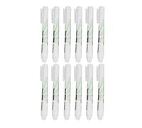 LIYJTK 12 Pcs Marker Pens Fine Nib Quick Drying White Drawing Pen Blackboard Marker for Art Projects on Various Surfaces