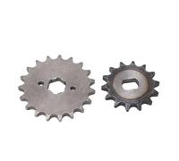LIYJTK 428 Motor Sprocket Set Steel Durable 19T Front 14T H Hole Rear Chain Sprocket Dirt Pit Bikes Motorcycles
