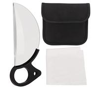 LIYJTK 80mm Handheld Diopter Close UP Blur Effects Camera Filter Photography Foreground Half Moon Lens Filter Special Effects Sunsets Portraits